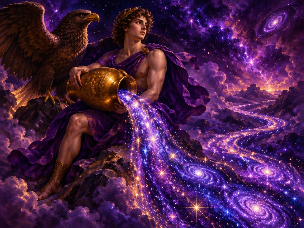 Ganymede, Cup-Bearer of the Gods — the myth of Aquarius