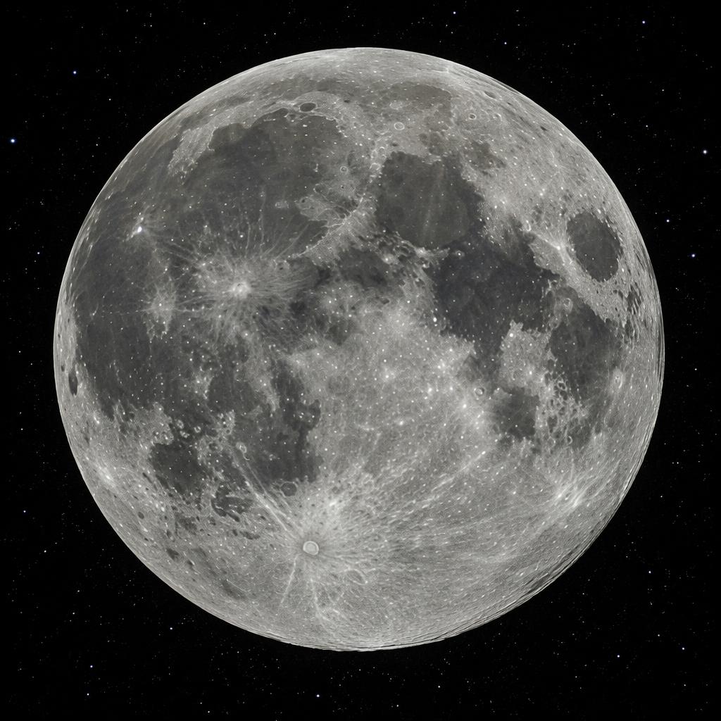 Moon seen up close