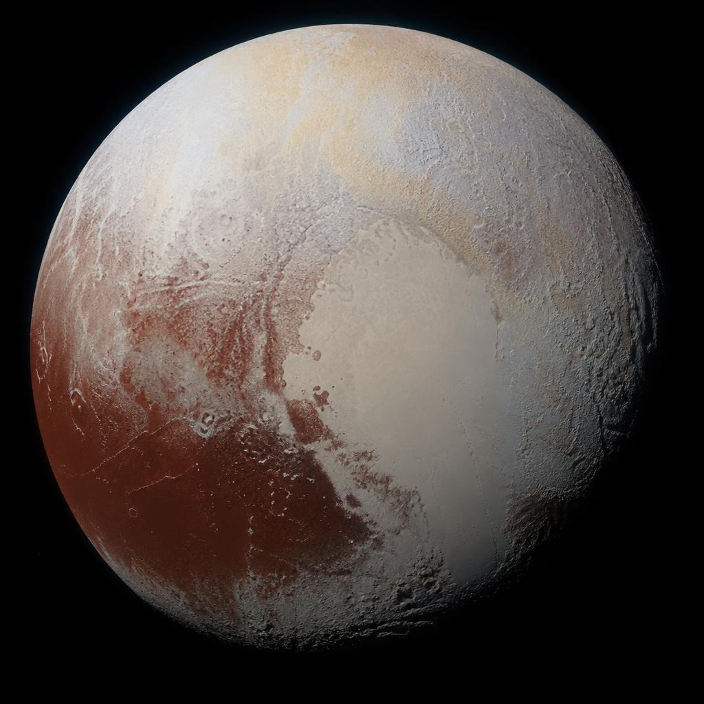 Pluto seen up close