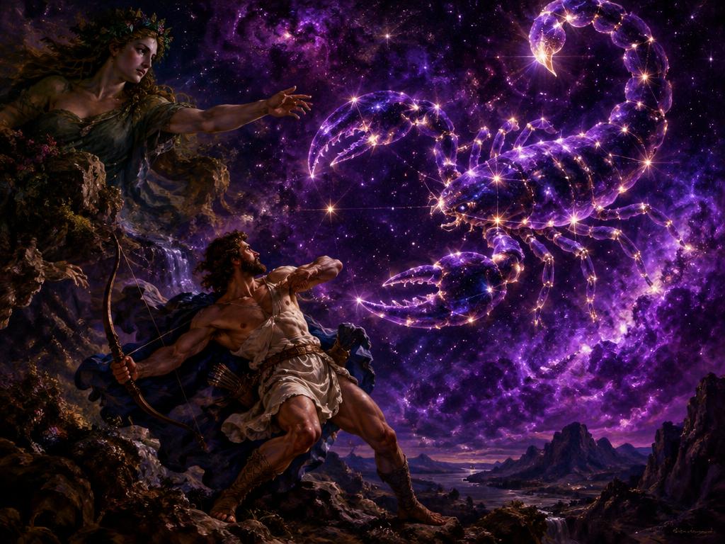 The Scorpion That Felled Orion — the myth of Scorpio