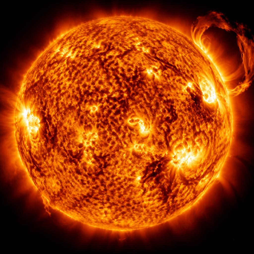 Sun seen up close
